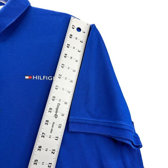 Tommy Hilfiger Men's T-Shirt Size Large Short Sleeves Blue - Picture 8 of 10